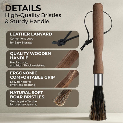 Coffee Cleaning Brush (8"), KFCB02 Kaffe Products