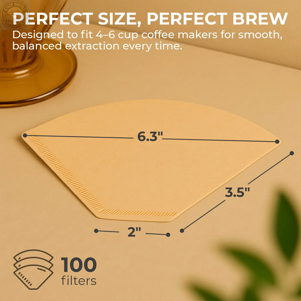 Organic Premium Coffee Filters #2, KFCF02B Kaffe Products
