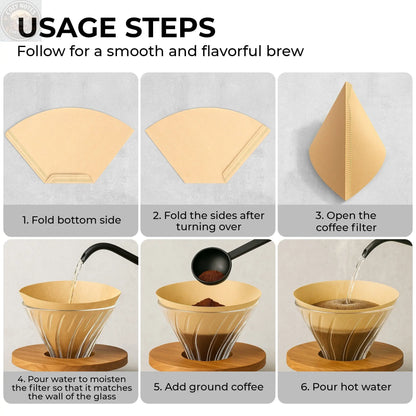 Organic Premium Coffee Filters #2, KFCF02B Kaffe Products