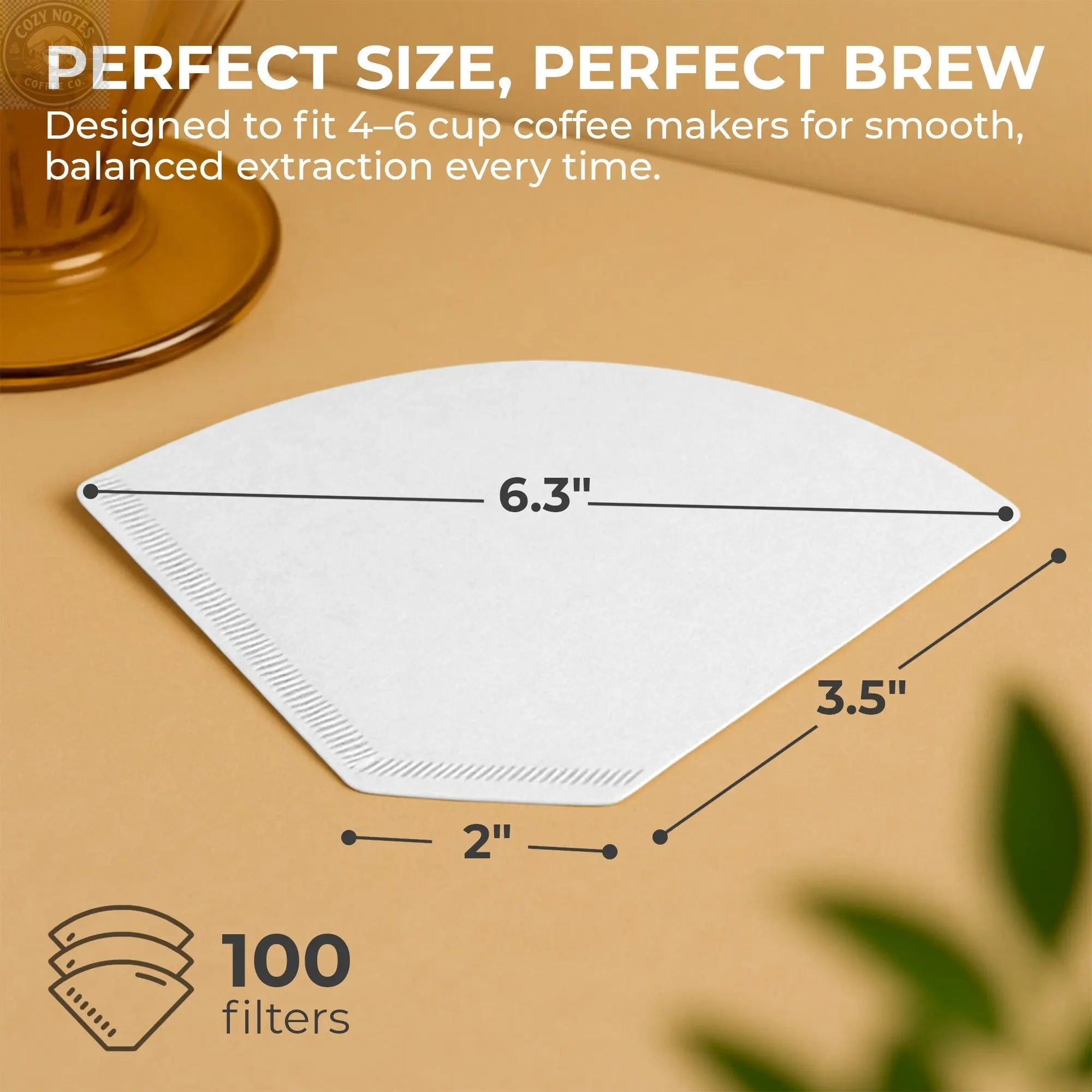 Organic Premium Coffee Filters #2, KFCF02W Kaffe Products