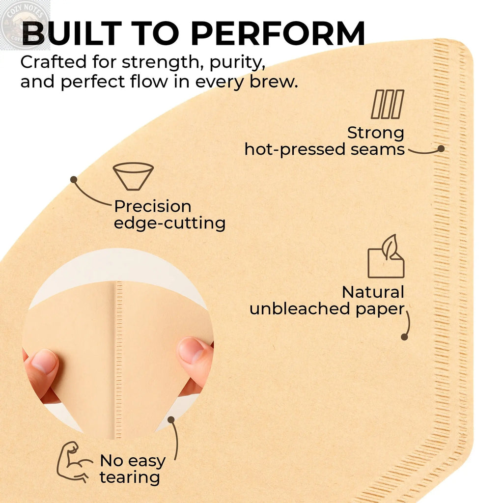 Organic Premium Coffee Filters #4, KFCF04B Kaffe Products