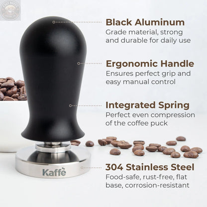 Espresso Tamper with Spring, 51mm, KFCT02-51 Kaffe Products
