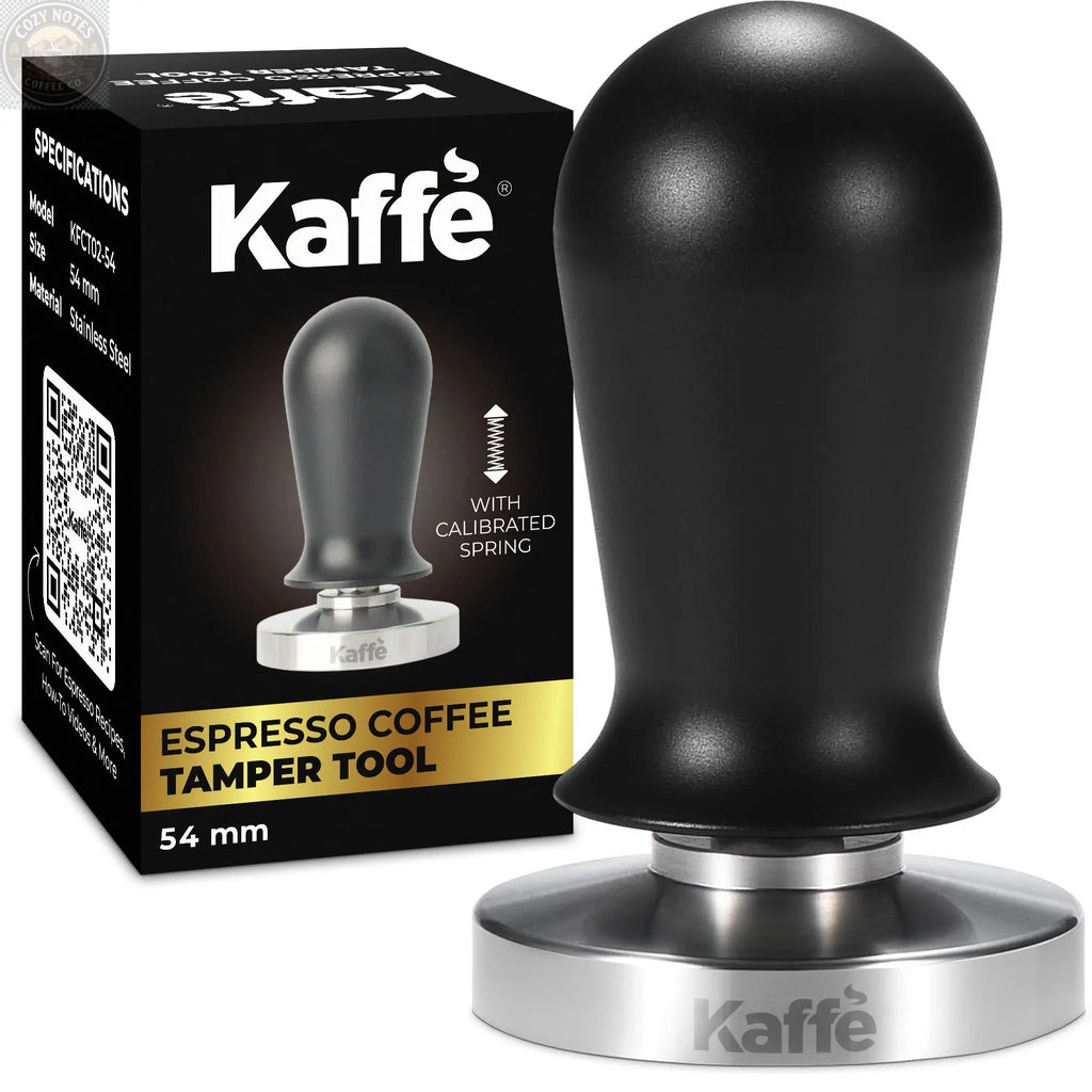 Espresso Tamper with Spring, 54mm, KFCT02-54 Kaffe Products