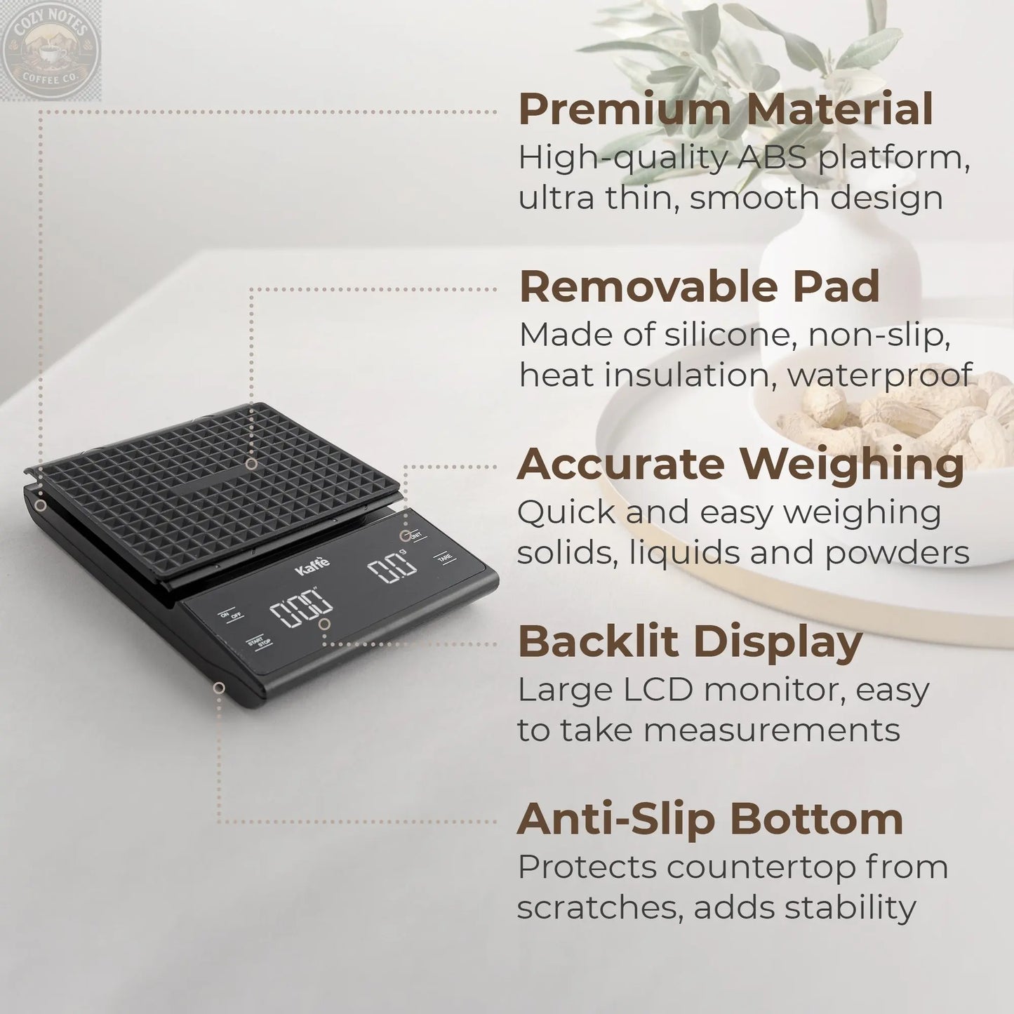Espresso Precision Scale, KFES01 Kaffe Products