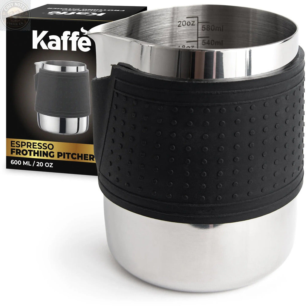 Milk Frothing Pitcher, 600 ML, KFFP01 Kaffe Products