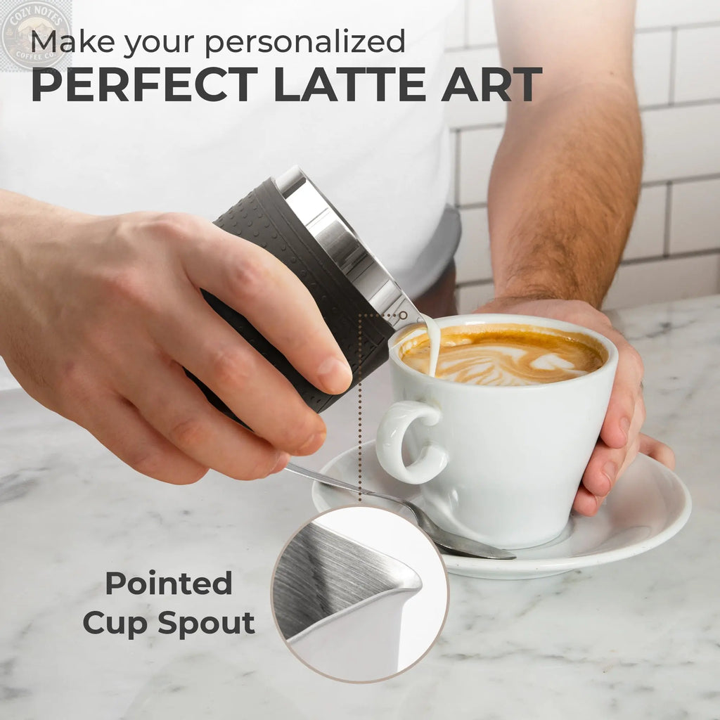 Milk Frothing Pitcher, 600 ML, KFFP01 Kaffe Products