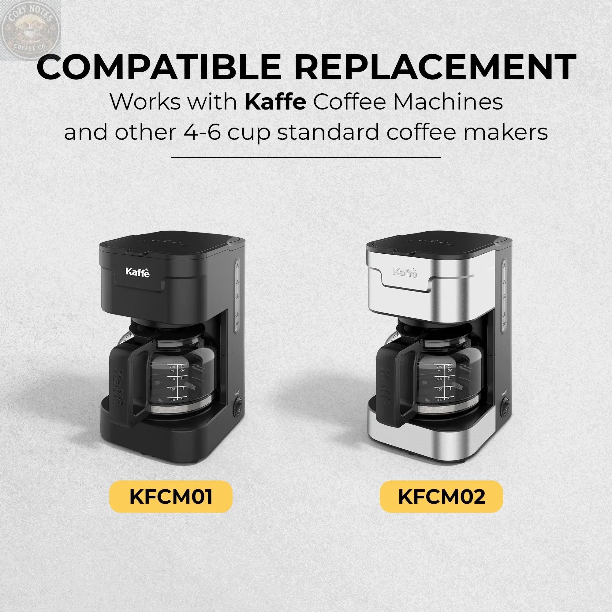 Universal Replacement Coffee Carafe (5-Cup), KFRC05 Kaffe Products