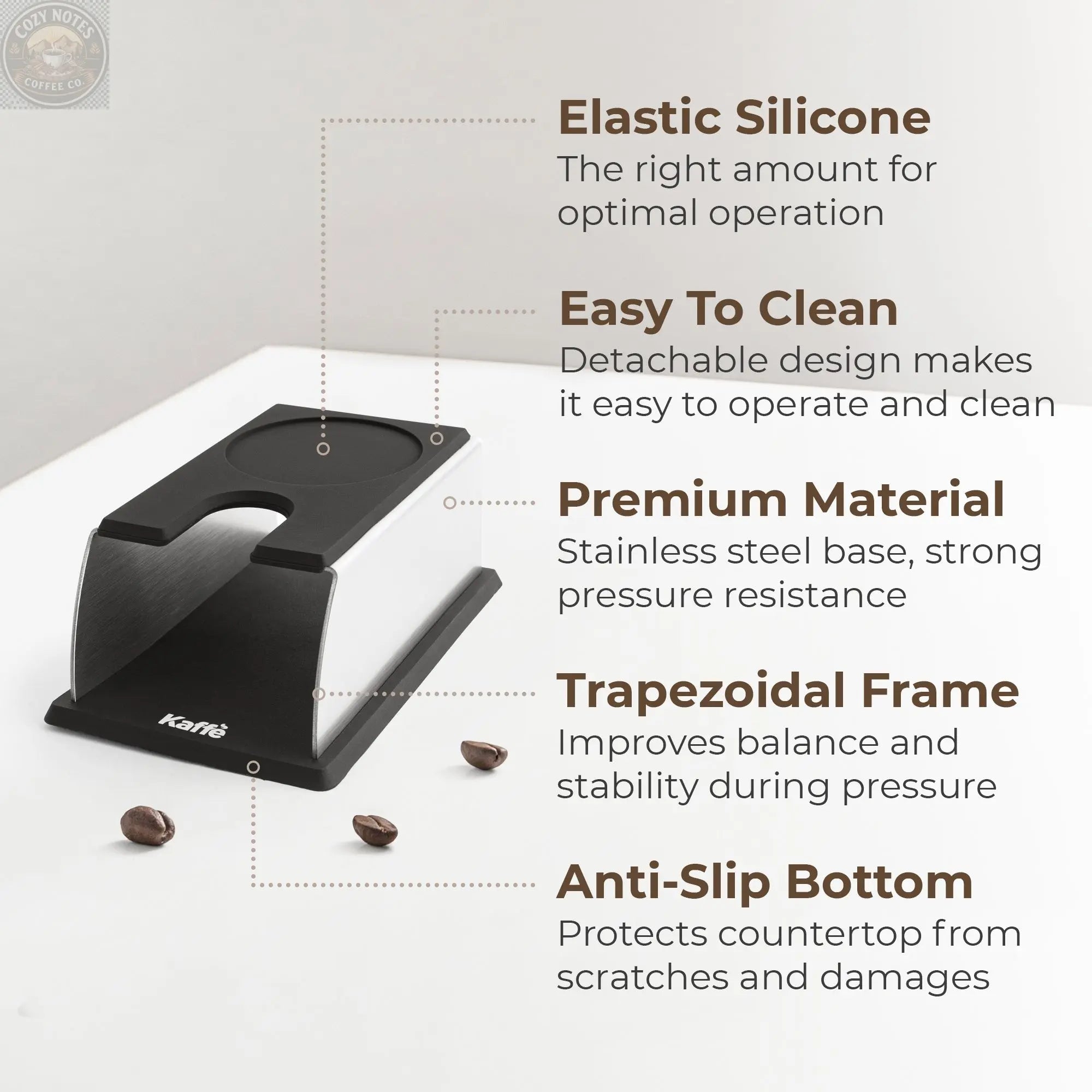 Espresso Tamping Mat & Portafilter Holder, KFTH01 Kaffe Products