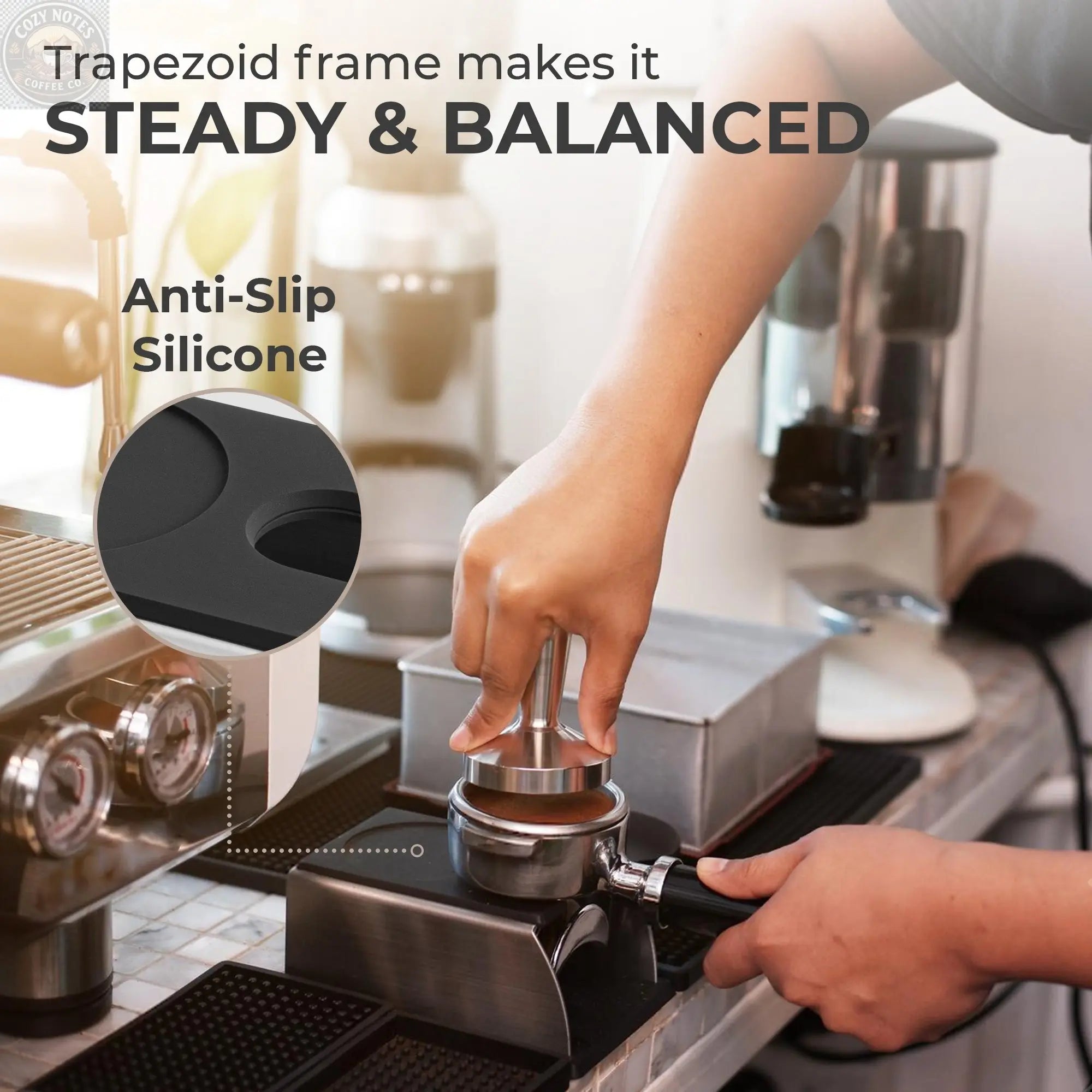 Espresso Tamping Mat & Portafilter Holder, KFTH01 Kaffe Products