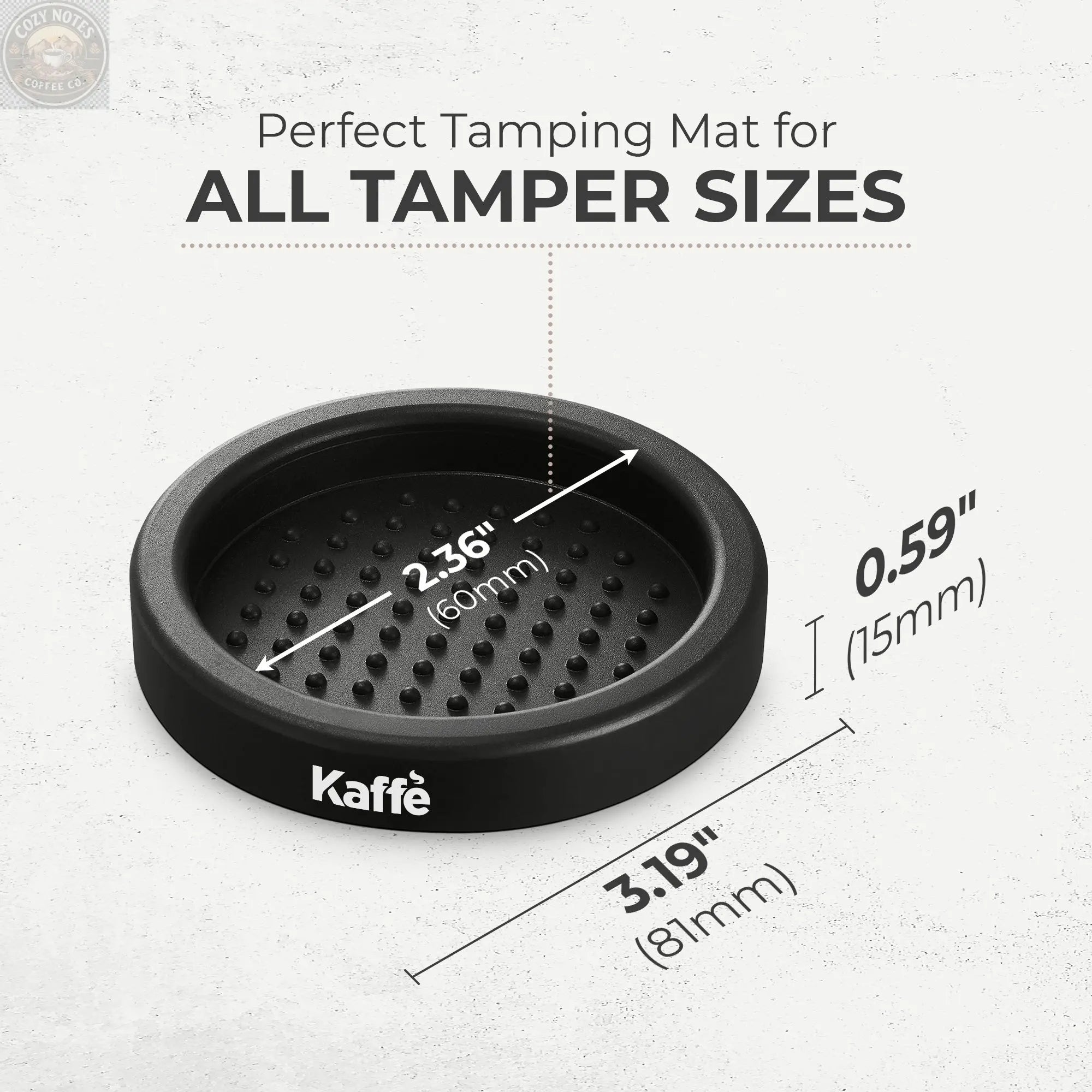 Espresso Tamping Mat, KFTM01 Kaffe Products