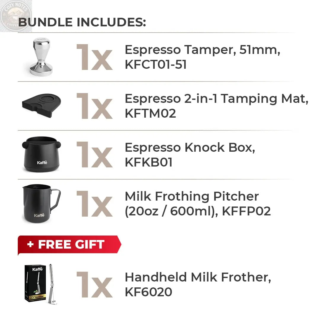 Ultimate Espresso Bundle, 51mm Kaffe Products