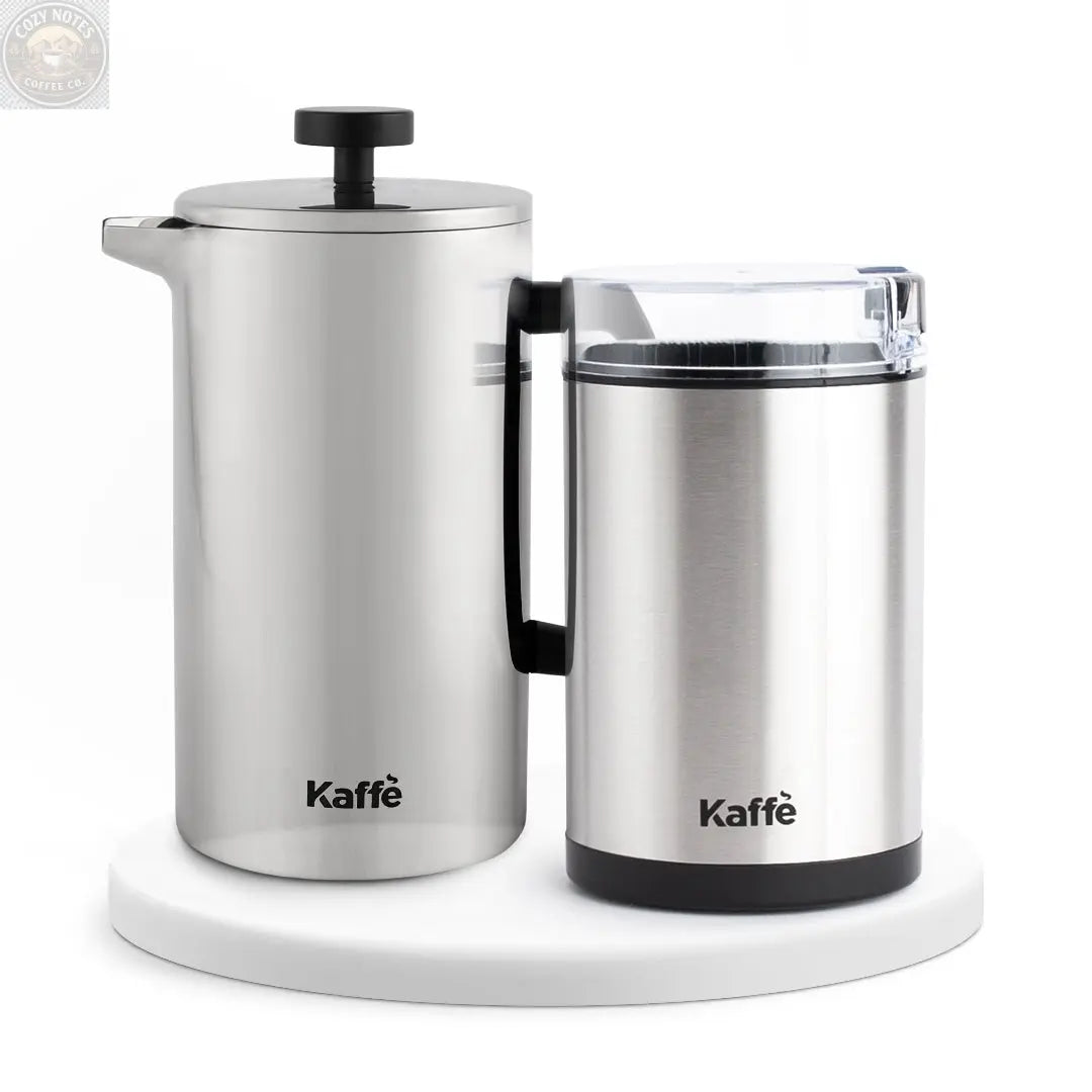 French Press Essentials Bundle, Stainless Steel Kaffe Products