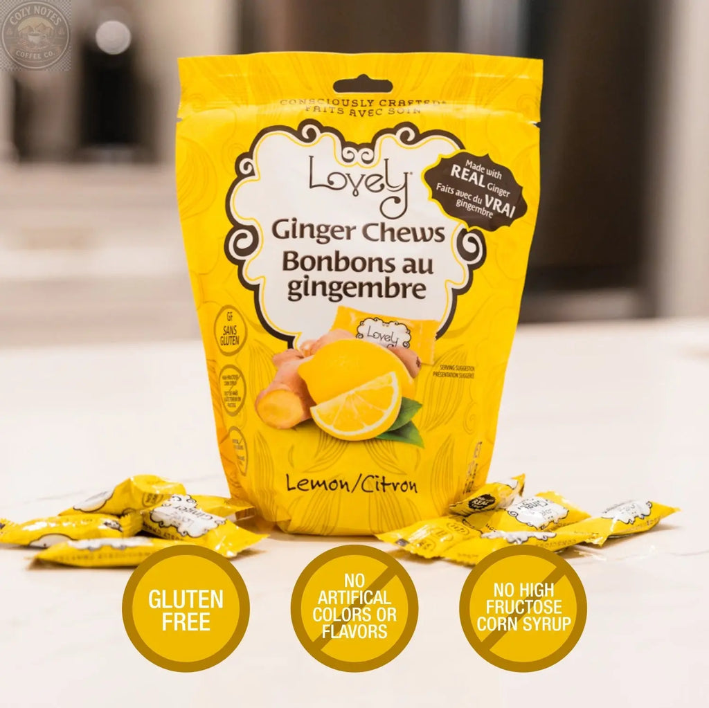 Lemon Ginger Chews Lovely Candy Company