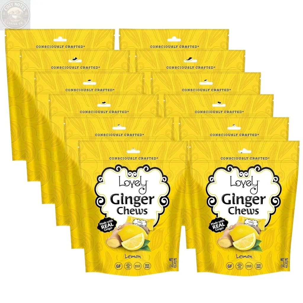 Lemon Ginger Chews Lovely Candy Company
