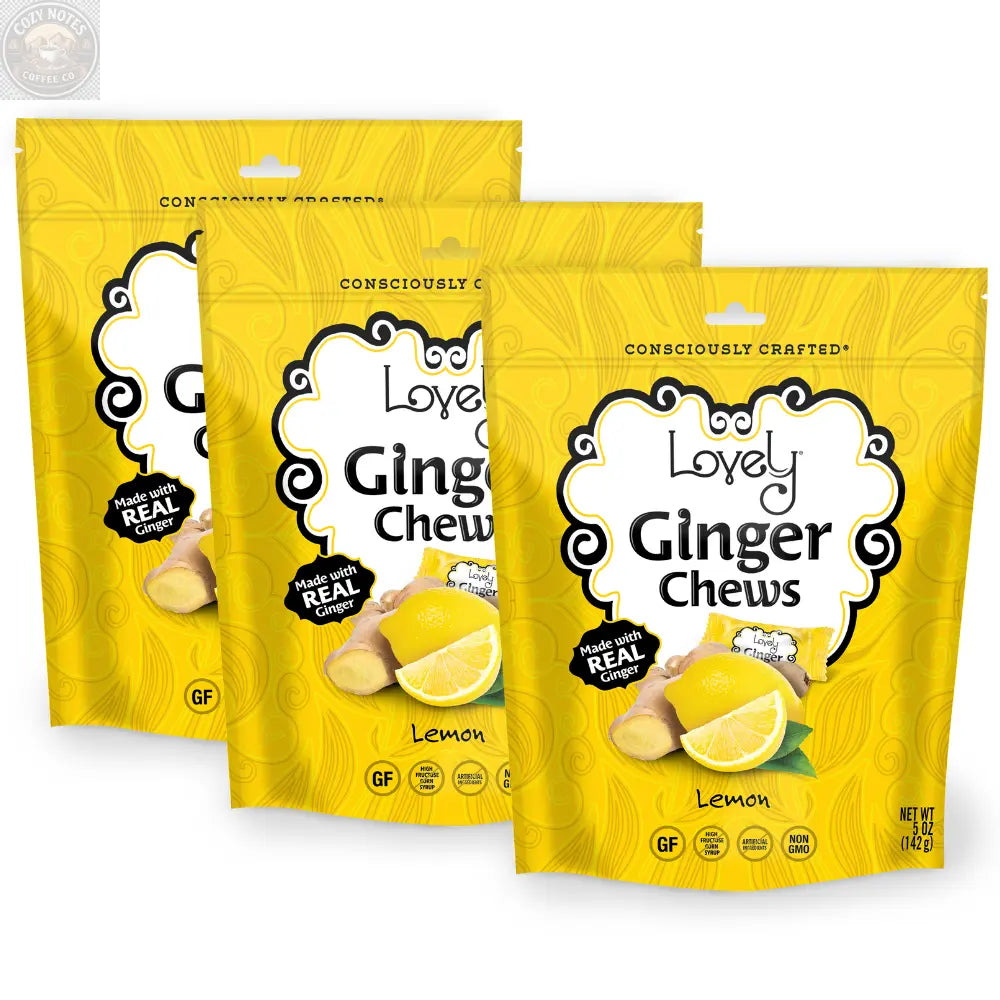 Lemon Ginger Chews Lovely Candy Company