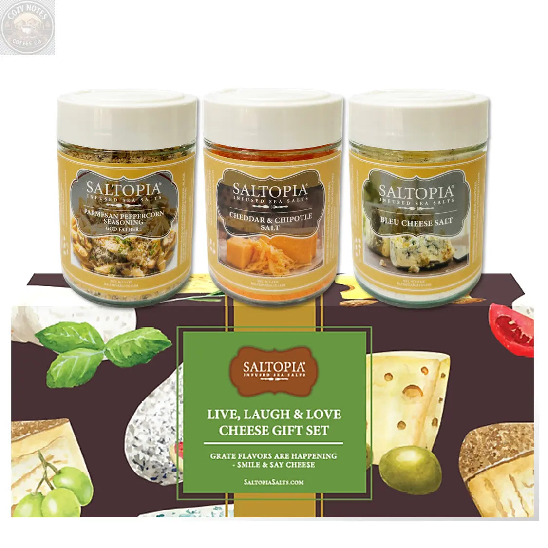 Cheese Lovers Gift Set SALTOPIA Infused Sea Salts