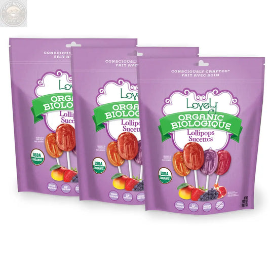 Organic Lollipops Lovely Candy Company