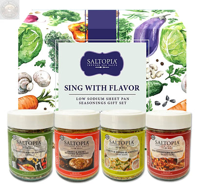 Low Sodium Seasonings SALTOPIA Infused Sea Salts