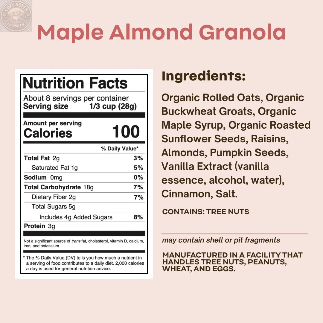 Maple Almond Granola Rooted Living