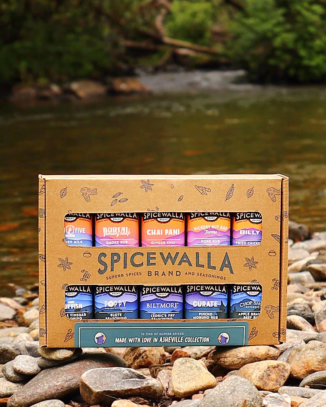 10-Pack Made with Love in Asheville Collection - Limited Edition! Spicewalla