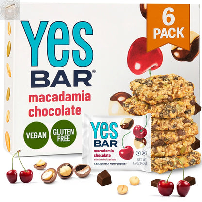 Macadamia Chocolate Six Pack YES BAR®