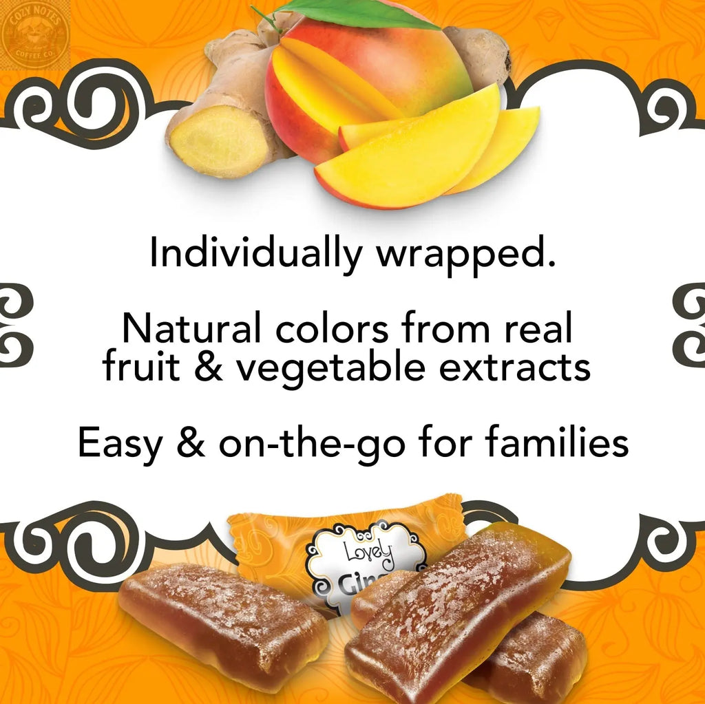 Mango Ginger Chews Lovely Candy Company