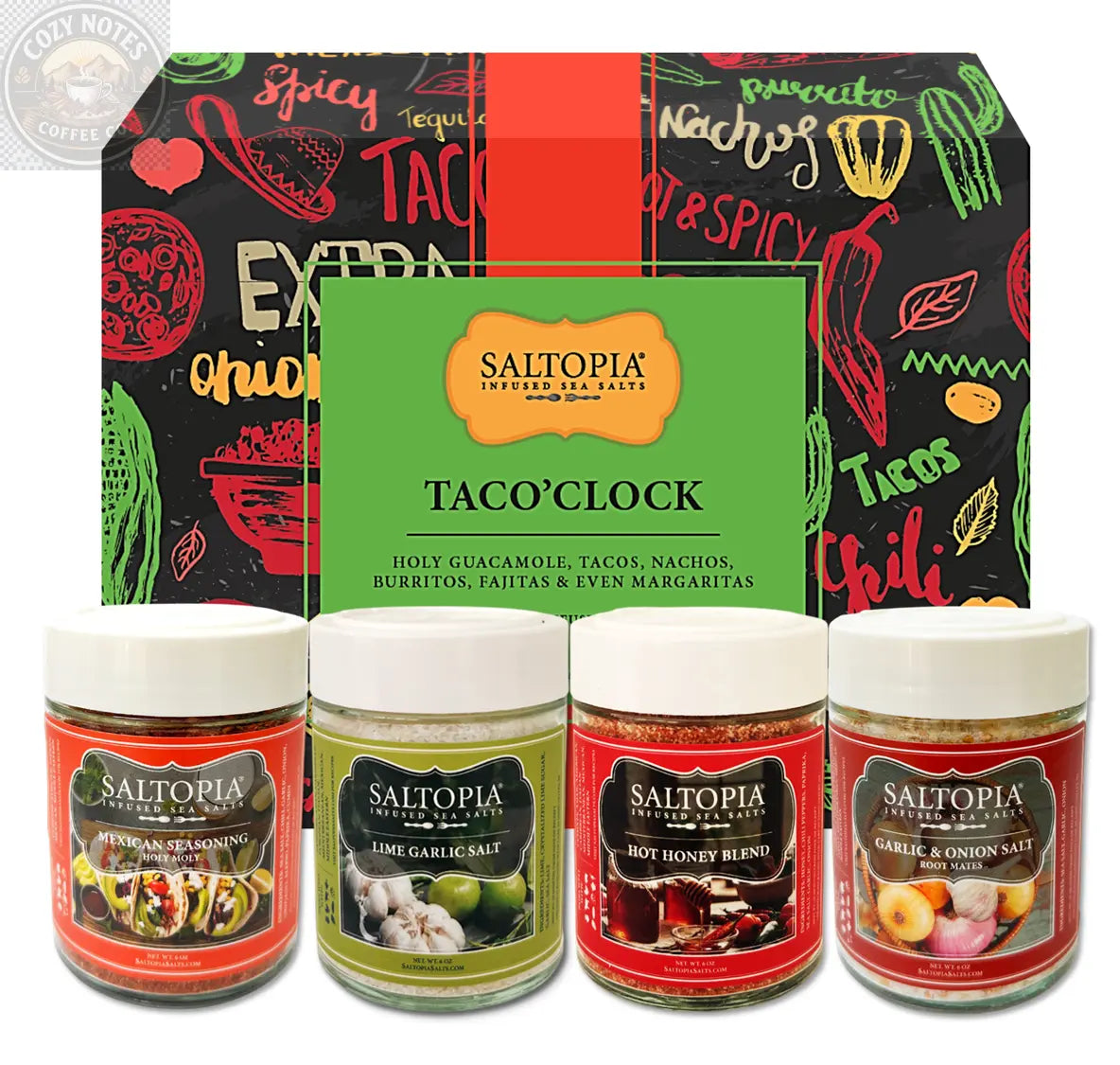 Mexican Food Lovers Set - TACO'CLOCK SALTOPIA Infused Sea Salts