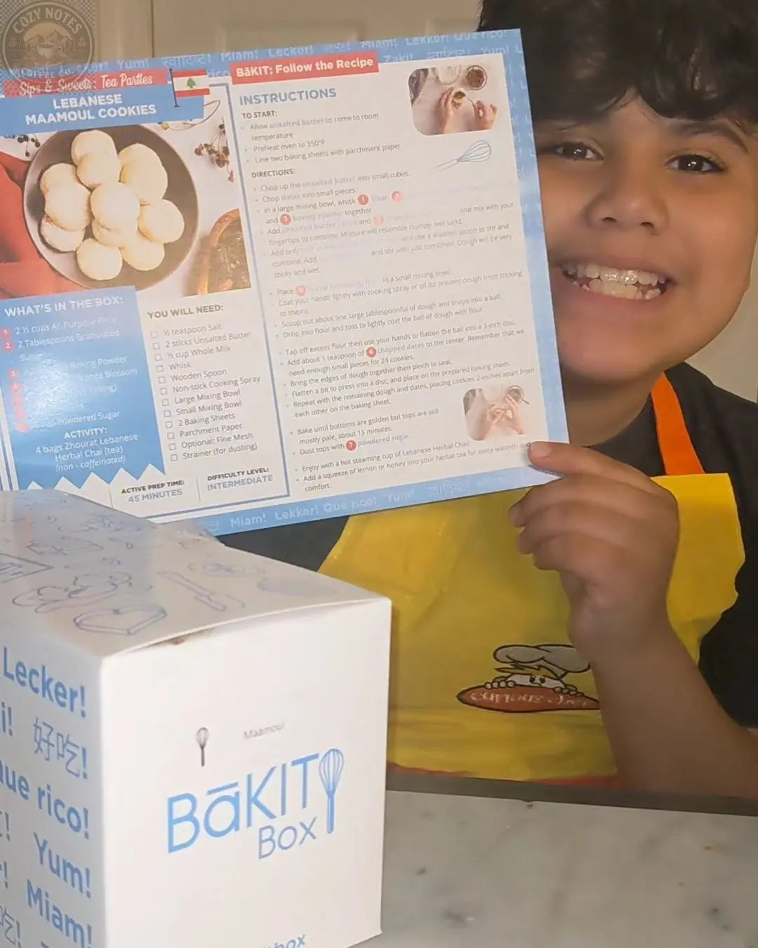 Date-Filled Maamoul Cookies Activity Kit BāKIT Box