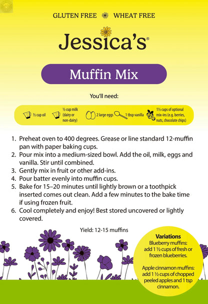 Muffin Mix Jessica's Natural Foods
