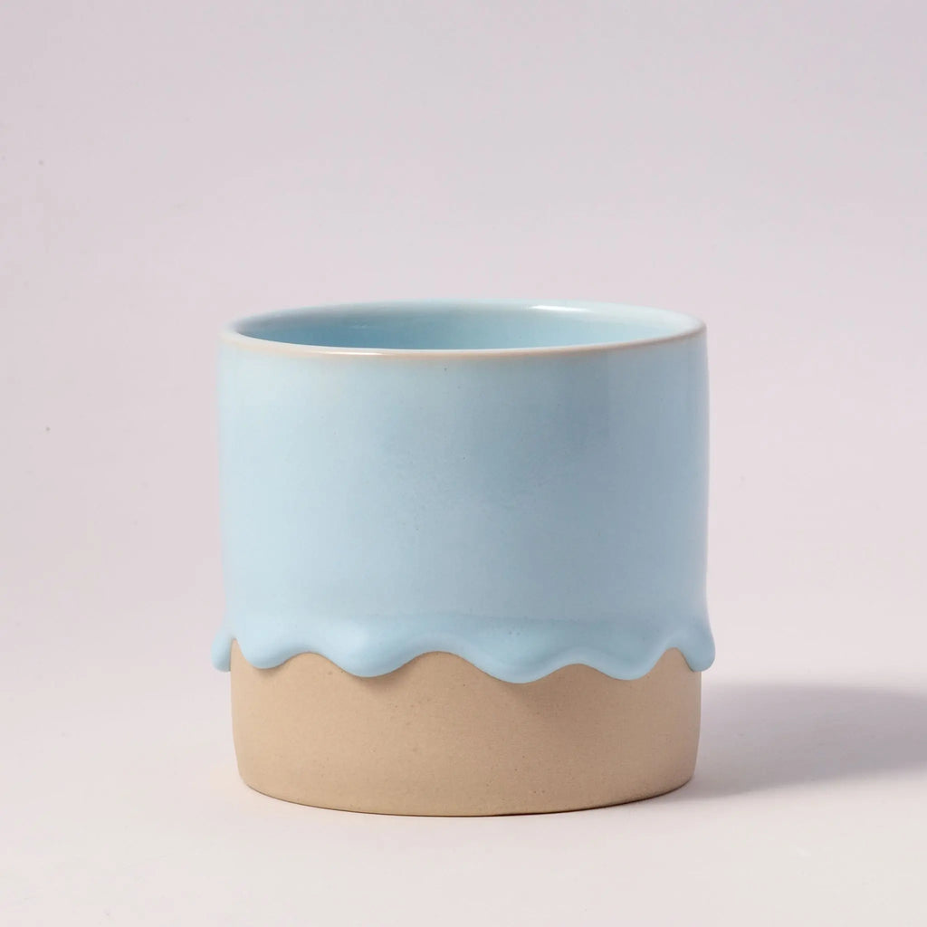 Squat Cylinder Drippy Pots