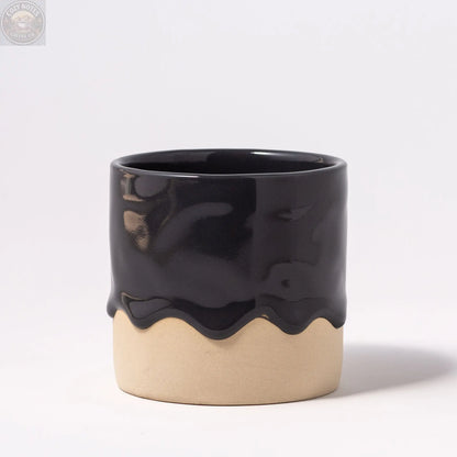 Squat Cylinder Drippy Pots