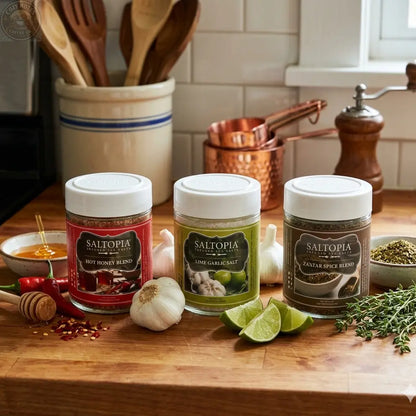 New Flavor Trio Set SALTOPIA Infused Sea Salts