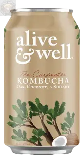 Oak & Coconut Kombucha Organic Alive & Well Kombucha