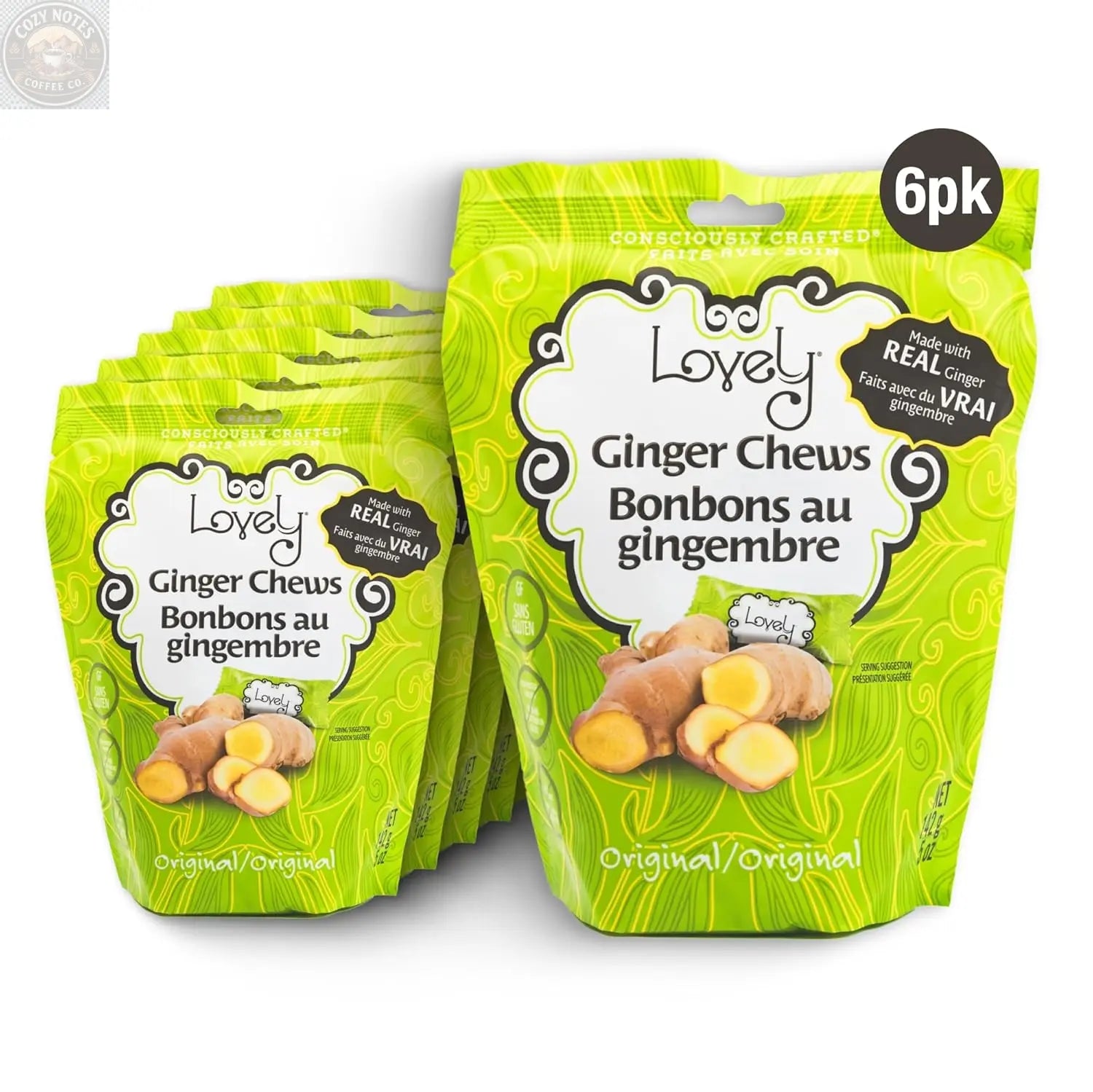 Ginger Chews Lovely Candy Company