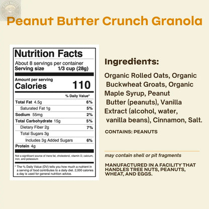 Peanut Butter Crunch Granola Rooted Living