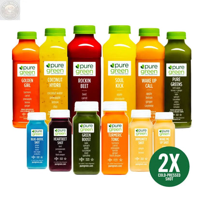 Cold Pressed Juice + Shots Pure Green