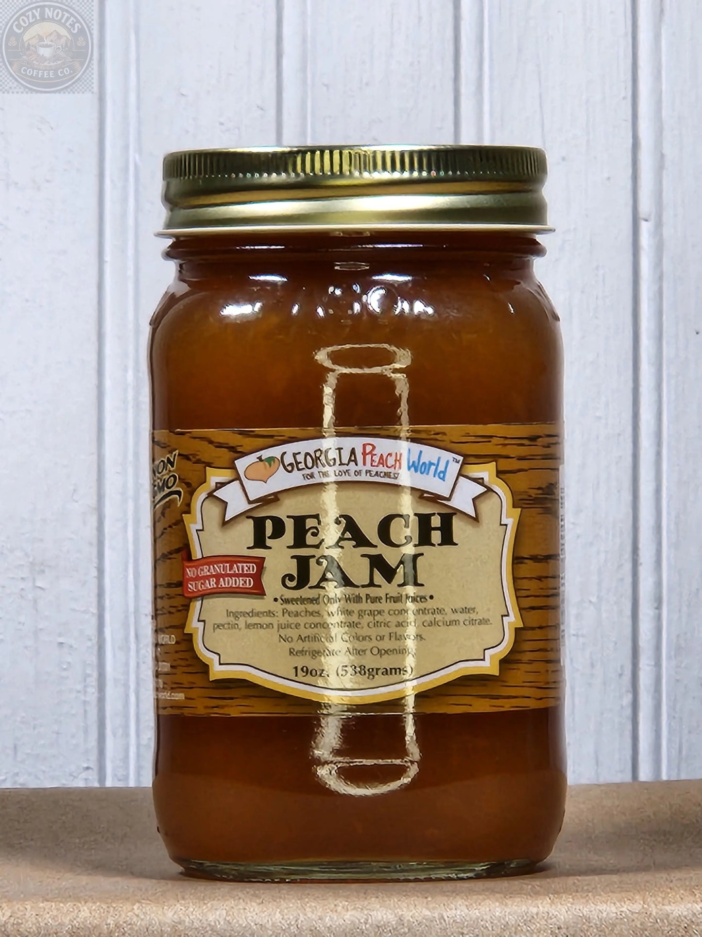 Peach Jam - No Sugar Added Georgia Peach World
