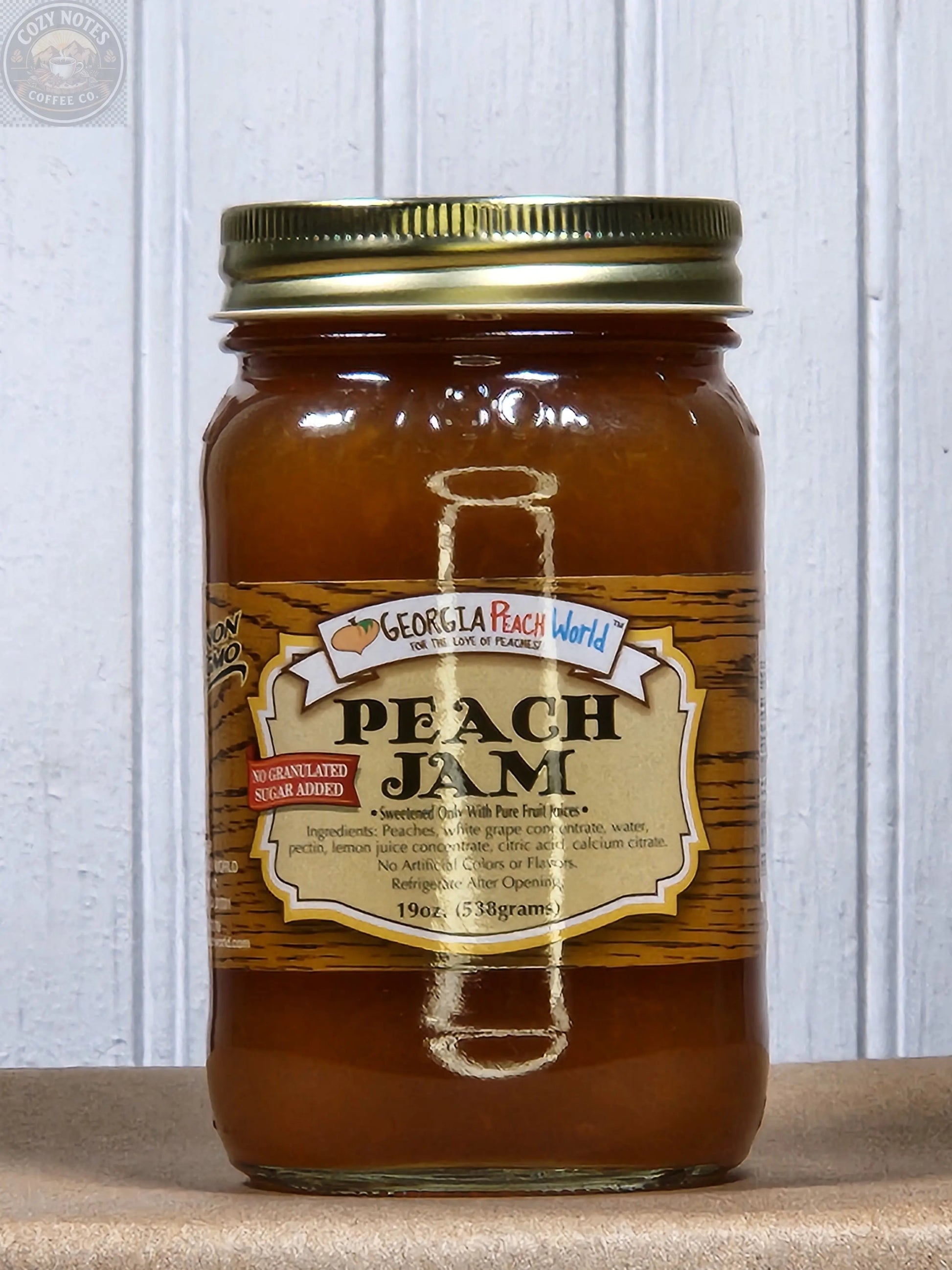 Peach Jam - No Sugar Added Georgia Peach World
