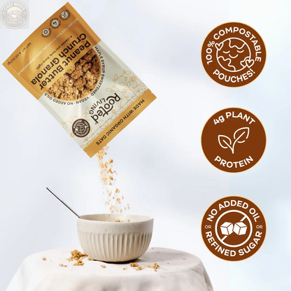 Peanut Butter Crunch Granola Rooted Living