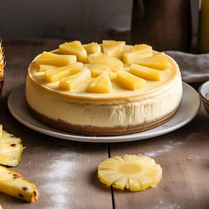 Andy Anand Sugar-Free Pineapple Tres Leches Cake, 2.5 lb – Keto & Diabetic-Friendly, Soaked in Pineapple Milk, No Preservatives Gift Box
