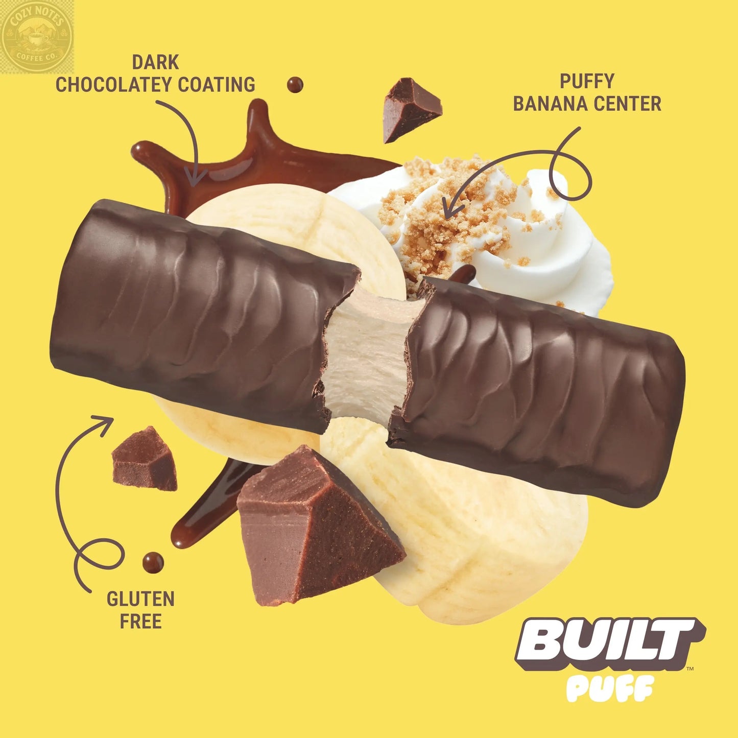 Banana Cream Pie Puff BUILT