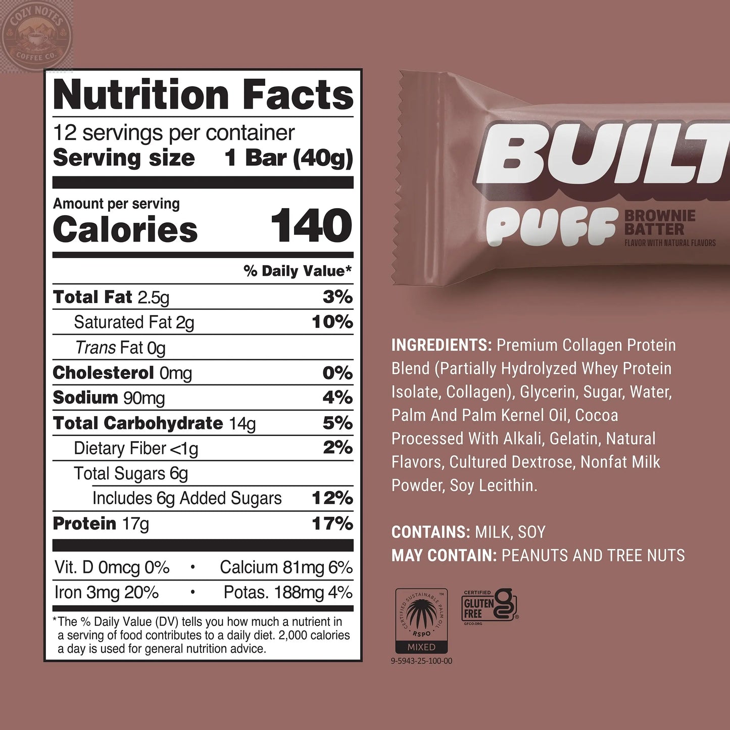 Brownie Batter Puff BUILT