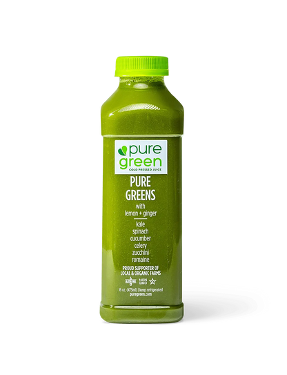 Juice 'Til Dinner, Cold Pressed Juice 4pk Pure Green