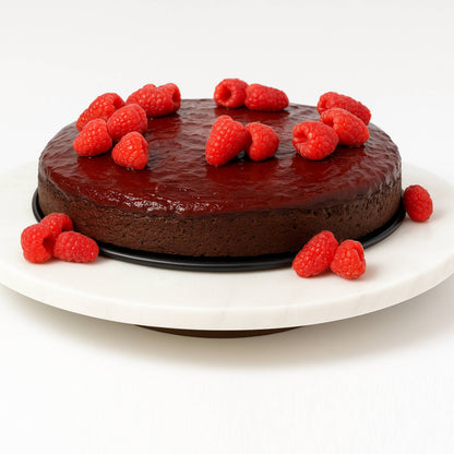Andy Anand Chocolate Raspberry Cake, 9-Inch, 2.8 lb – Real Chocolate Truffles, Luxuriously Creamy, Birthday, Wedding & Anniversary Gift Box