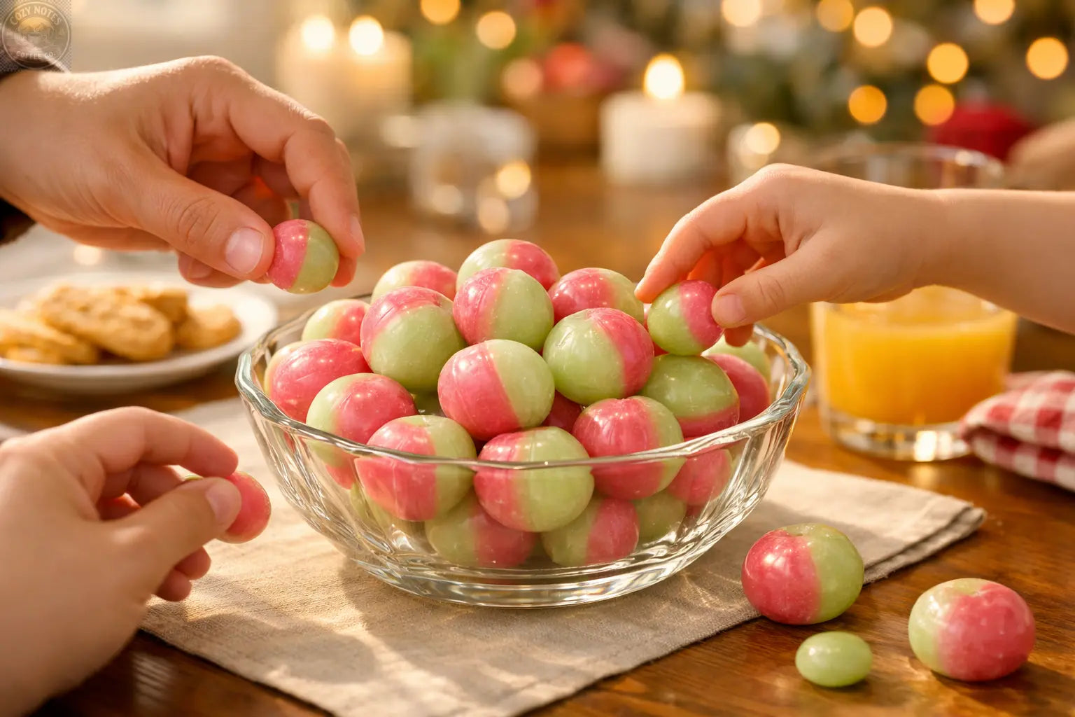 Andy Anand Sugar-Free Rosy Apple Hard Candy, 25 pc – European Copper-Kettle Boiled, Aspartame-Free, Keto & Diabetic-Friendly Gift Box Andyanand