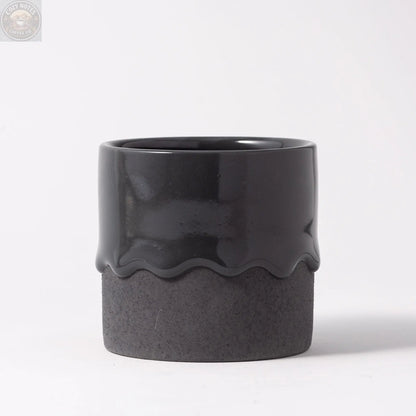 Squat Cylinder Drippy Pots