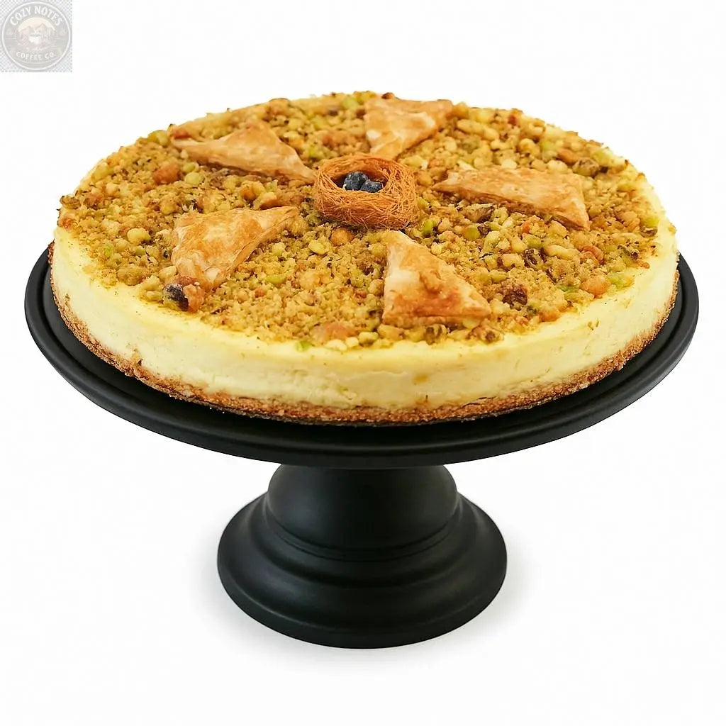 Andy Anand Sugar-Free Baklava Cheesecake, 9-Inch, 2.8 lb – Turkish & California Fusion, Diabetic-Friendly, No Preservatives, Birthday Gift Andyanand