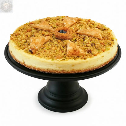 Andy Anand Sugar-Free Baklava Cheesecake, 9-Inch, 2.8 lb – Turkish & California Fusion, Diabetic-Friendly, No Preservatives, Birthday Gift Andyanand