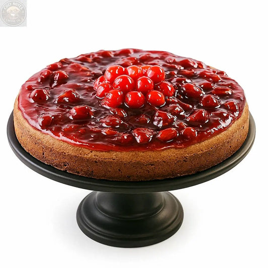 Andy Anand Sugar-Free Chocolate Cherry Cheesecake, 9-Inch, 2.8 lb – Real Truffles, Diabetic-Friendly, California Cream Cheese Gift Box Andyanand