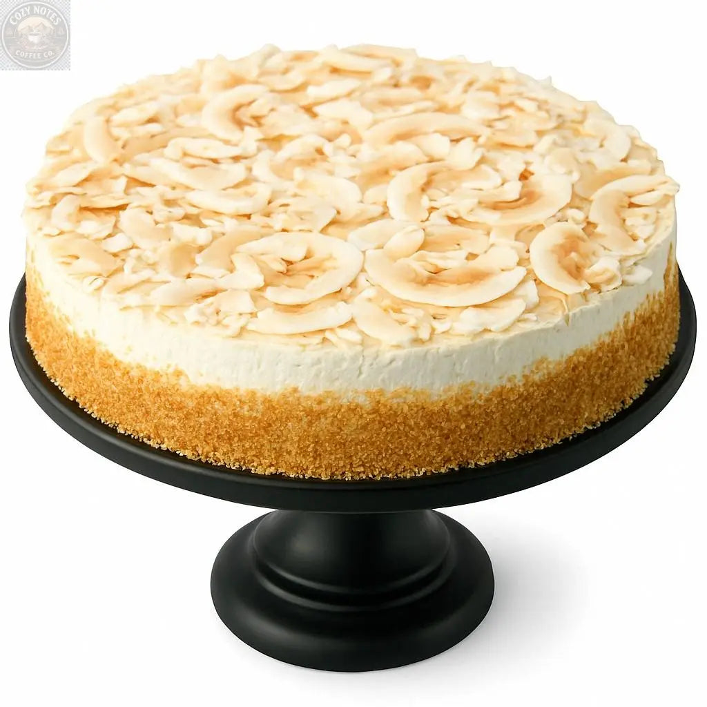 Andy Anand Sugar-Free Coconut Lemon Cake 2.8 Lb | Real Lemon Ganache & Shredded Coconut | Stevia Sweetened | Keto & Diabetic-Friendly | Freshly Baked to Order, Never Frozen Andyanand